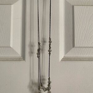 Black Beaded Necklace